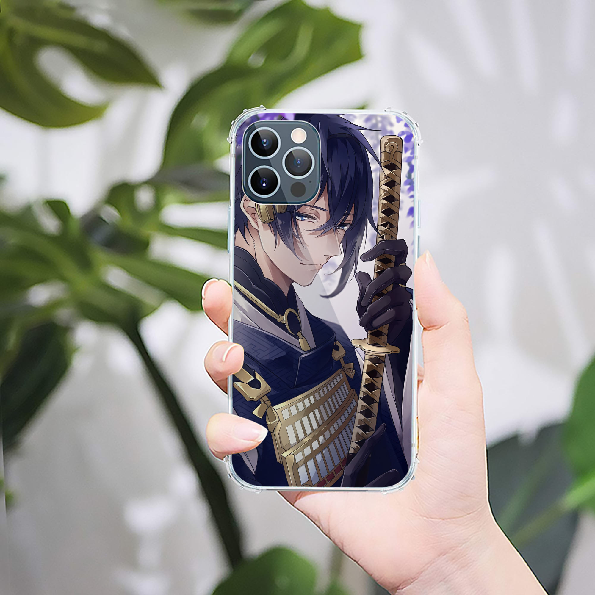 （画像用） 刀剣乱舞 Touken Ranbu 【iPhone 12シリーズ対応】透明スマホケース（クリアソフトケース）
